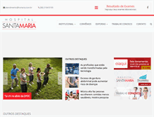 Tablet Screenshot of hsmaria.com.br